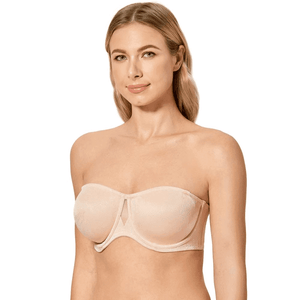 חזיית סטרפלס ללא ריפוד לאחיזה נוחה ומחטבת - לה איסלה