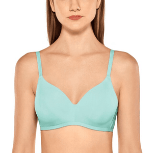 Close-up of purple molded cups displaying seamless finish and soft matte fabric - MissFine