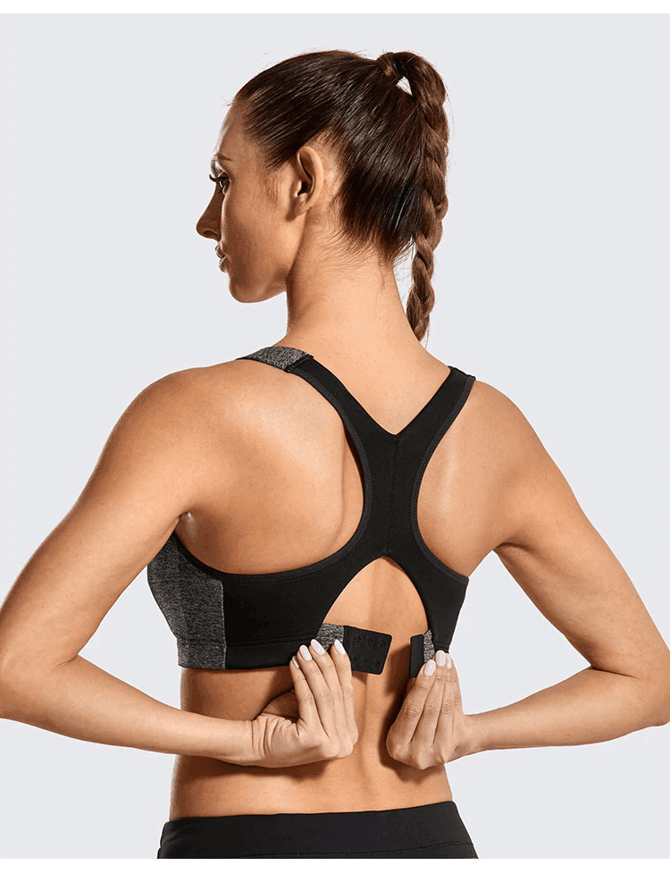 Velrco non wired and padded Sports Bra for maximum back support
