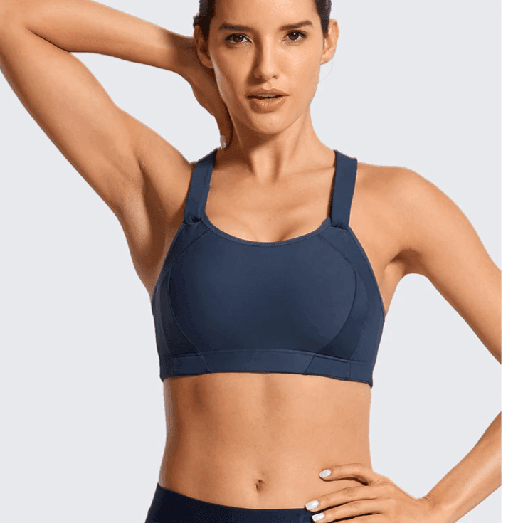 חזיית ספורט בסגירת סקוץ אופנתית לתמיכה מקסימלית בגב - לה איסלה