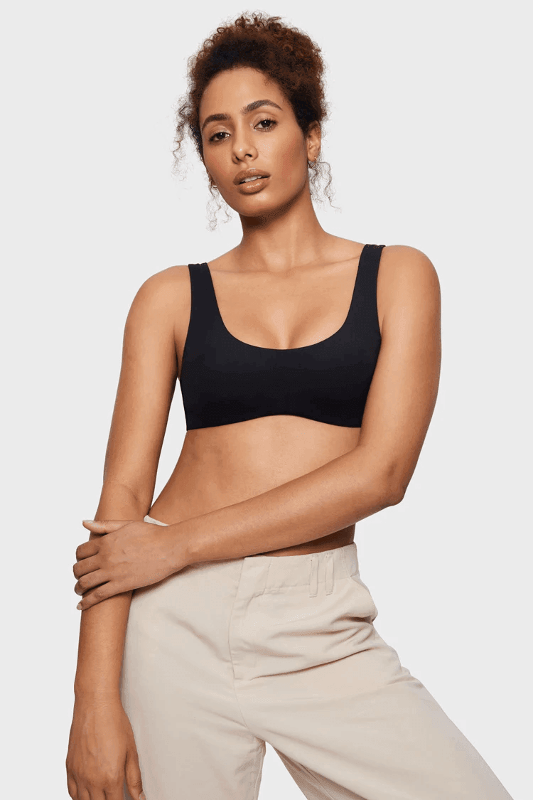 Non Wired Full Cup Yoga Bra for Smooth, Seamless Support