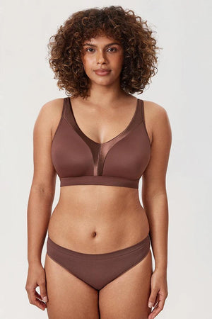 Close-up of silk-satin fabric texture and center front seam detail - MissFine