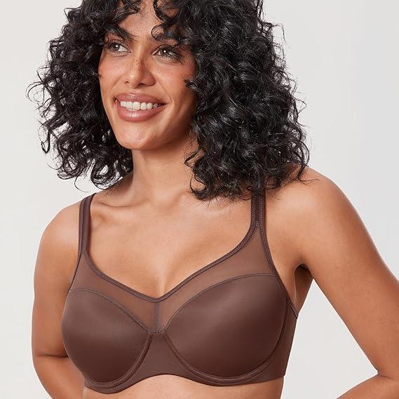 Plus Size Full Support Bras for Smooth Minimising Comfort