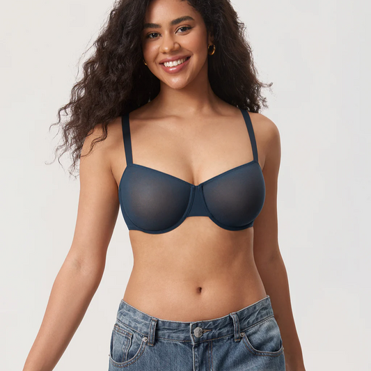 Milan Underwired Bra – Sheer Elegance