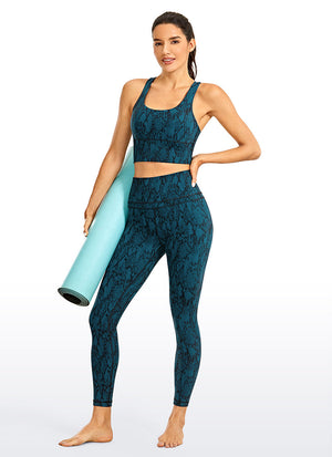 Longline Strappy Back Bra - Strappy Back, Extended Hem