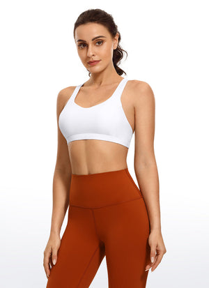 Brushed Criss Cross Back Bra - Brushed Fabric, Criss Cross Back