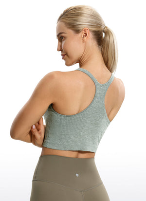 Seamless Longline Y Back Bra - Seamless, Y Back, Extended Hem