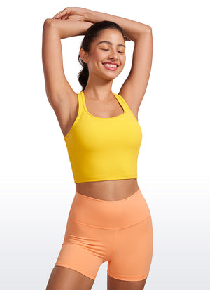 Racerback Built In Bra Tank - Racerback, Built-in Bra