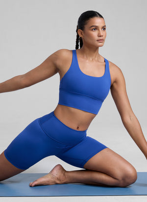 Strappy Longline Bra - Strappy Back, Extended Coverage