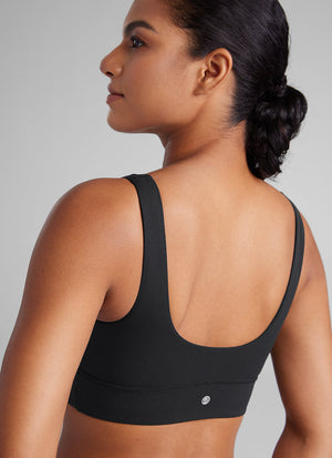 Longline Sports Bra - U Back, Extended Coverage