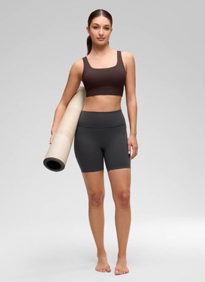 Longline Sports Bra - U Back, Extended Coverage