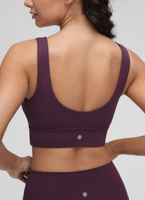 Longline Sports Bra - U Back, Extended Coverage