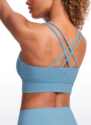 Longline Molded Bra - Moulded Cups, Extended Hem