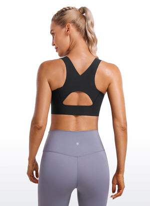 Running Bra - Racerback, U Neck, Sculpted Fit