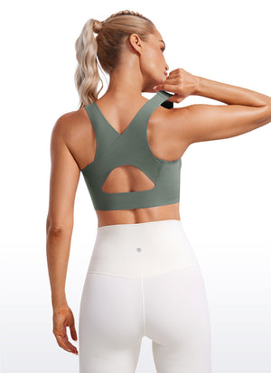 Running Bra - Racerback, U Neck, Sculpted Fit