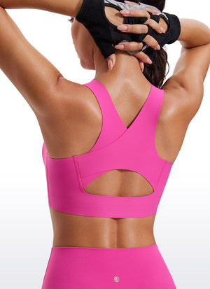 Running Bra - Racerback, U Neck, Sculpted Fit