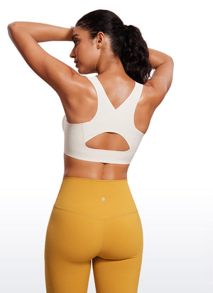 Running Bra - Racerback, U Neck, Sculpted Fit