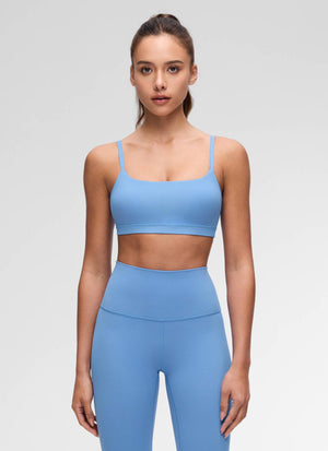 Wireless Sports Bra - Adjustable Spaghetti Straps