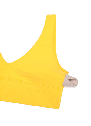 Deep V Neck Longline Bra - Deep V, Extended Length