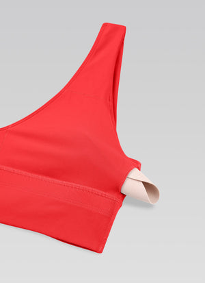 Deep V Neck Longline Bra - Deep V, Extended Length