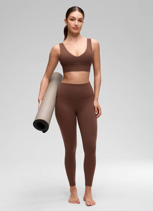 Deep V Neck Longline Bra - Deep V, Extended Length