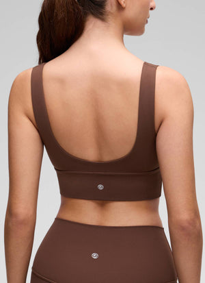 Deep V Neck Longline Bra - Deep V, Extended Length
