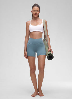 Padded Sports Bra For Women - Square Neck, Cami Style