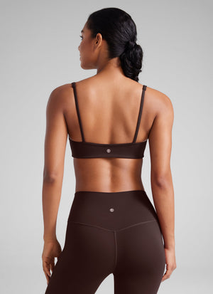 Padded Sports Bra For Women - Square Neck, Cami Style