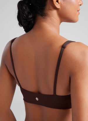 Padded Sports Bra For Women - Square Neck, Cami Style