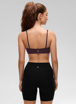 Padded Sports Bra For Women - Square Neck, Cami Style