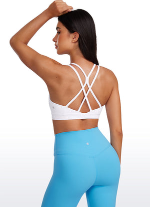 High Neck Longline Sports Bra - Full Coverage, Extended Length