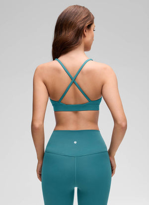 Thin Strap Criss Cross Bra - Criss Cross, Fine Straps