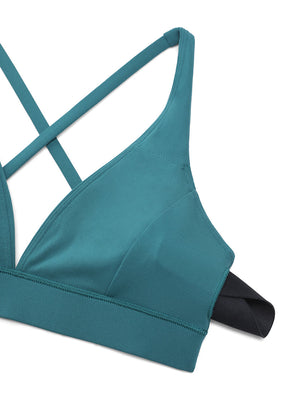 Thin Strap Criss Cross Bra - Criss Cross, Fine Straps