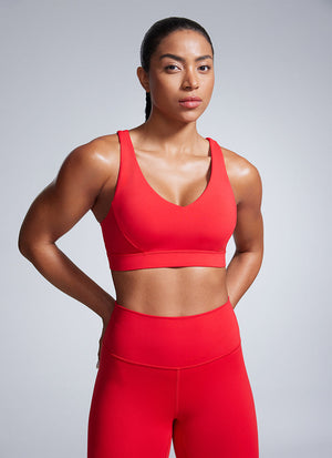 Adjustable Strap V Neck Bra - V Neck, Customisable Fit