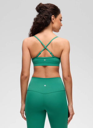 V Neck Spaghetti Strap Bra - V Neck, Fine Straps
