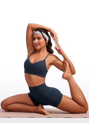 V Neck Spaghetti Strap Bra - V Neck, Fine Straps