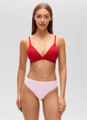 Bralette Bra - Triangle Cut, Double Lined