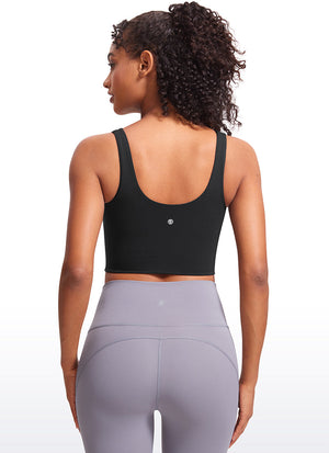 Molded Bra Tank Top - Moulded Cups, Smooth Fit