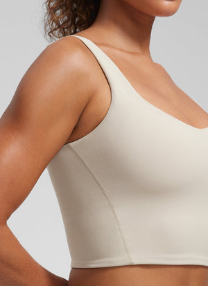 Molded Bra Tank Top - Moulded Cups, Smooth Fit
