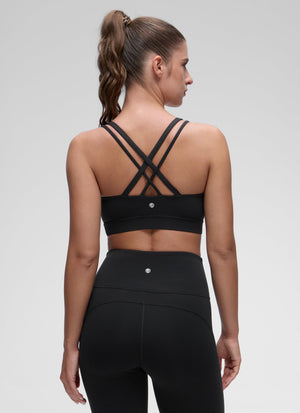 Molded Cup Sports Bra - U Neck, Double Strap
