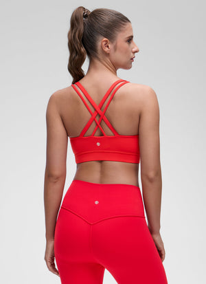 Molded Cup Sports Bra - U Neck, Double Strap