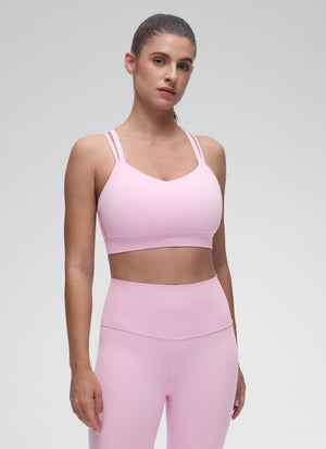 Molded Cup Sports Bra - U Neck, Double Strap