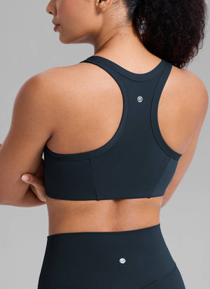 Running Sports Bra - U Neck, Racerback, Breathable