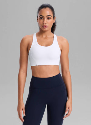 Running Sports Bra - U Neck, Racerback, Breathable