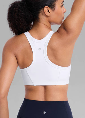 Running Sports Bra - U Neck, Racerback, Breathable