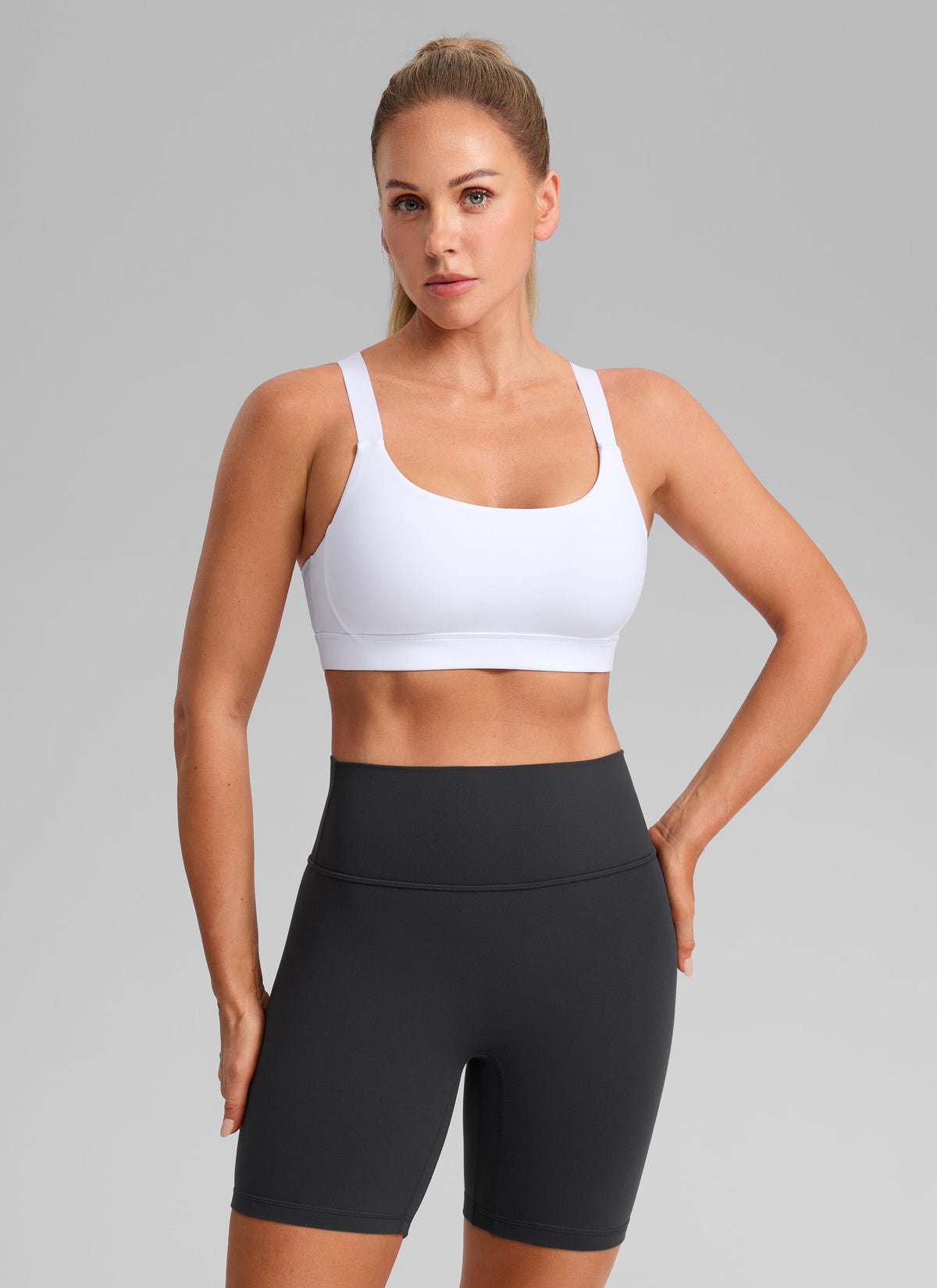 Adjustable Y Back Sports Bra - Y Back, Adjustable Straps