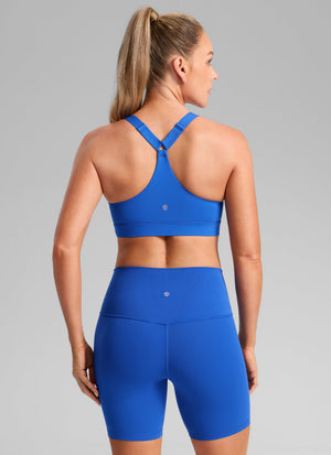 Adjustable Y Back Sports Bra - Y Back, Adjustable Straps