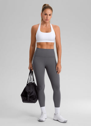 Criss Cross Back Sports Bra - Breathable Fabric, Secure Fit