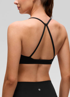 Thin Strap Cross Back Bra - Cross Back, Delicate Straps