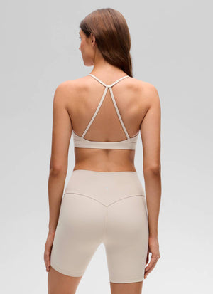 Thin Strap Cross Back Bra - Cross Back, Delicate Straps